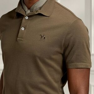 Ralph Lauren Purple Label Brown Polo Shirt
